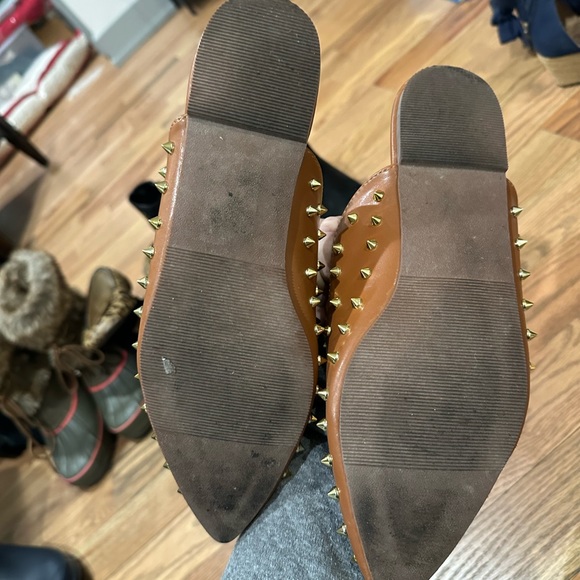 Camel Studded Slides Size 9 - Picture 3 of 3
